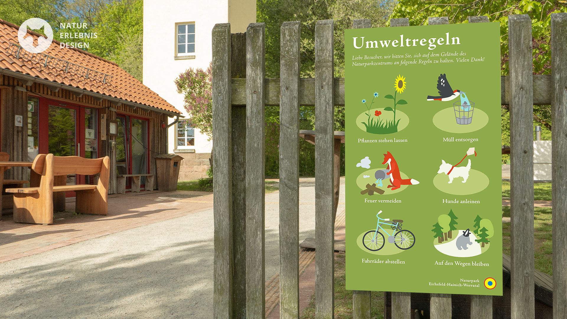 Umweltregeln Tafel
